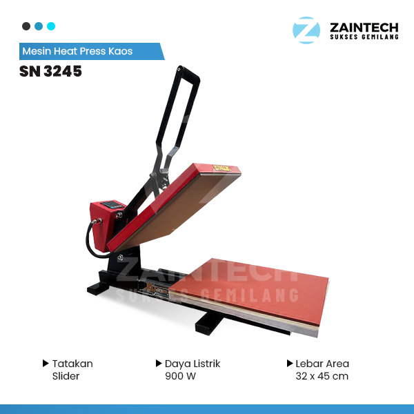 Serupa Mesin Heat Press Kaos SN 32x45